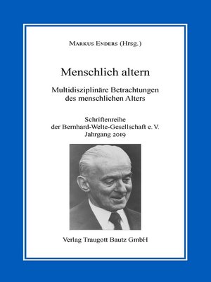 cover image of Menschlich altern